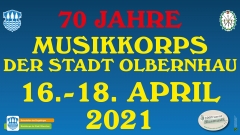 70 Jahrfeier vom 16. bis 18 April 2021