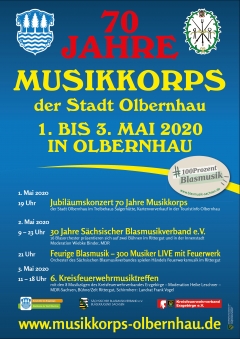 #100 Prozent Blasmusik Anfang Mai in Olbernhau